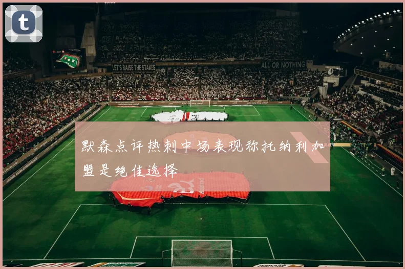 默森点评热刺中场表现称托纳利加盟是绝佳选择